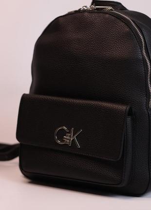 Жіночий рюкзак calvin klein black, женский рюкзак, рюкзак келвін кляйн чорного кольору3 фото
