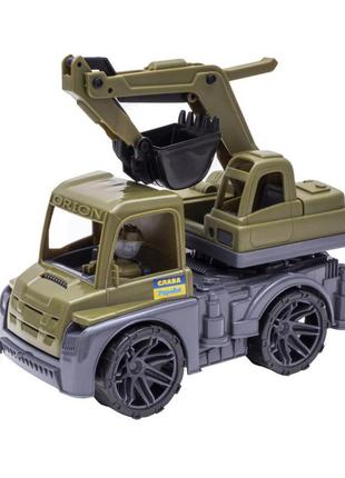 Іграшкова машинка " військовий автомобіль м4 з кошлом" orion 14v2or