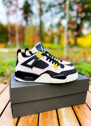 Женские кроссовки nike air NIKE jordan 4 retro silt red splatter