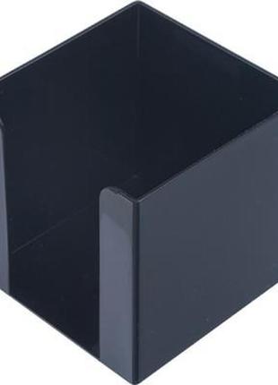 Подставка-куб для писем и бумаг buromax 90х90х90мм, черный (83033)
