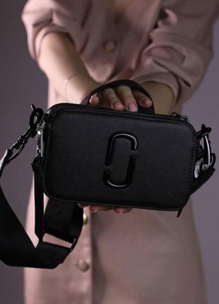 Жіноча сумка marc jacobs black lux, жіноча сумка, марк джейкобс чорного кольору