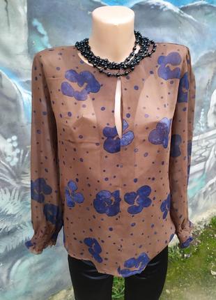 Шелковая блуза 100%шелк,бренд,люкс,премиум