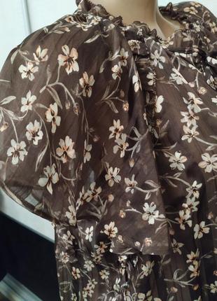 Блуза в цветочек h&m4 фото