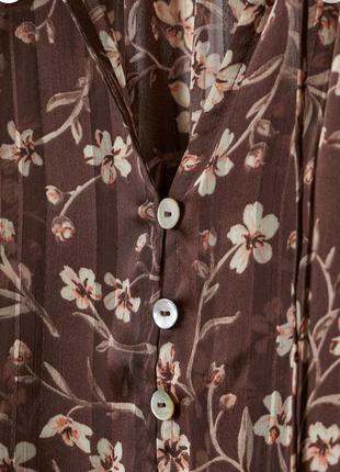 Блуза в цветочек h&m6 фото