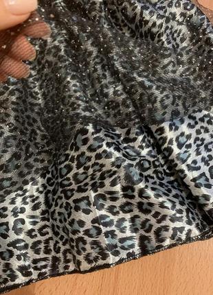 Фатиновая леопардова спідниця3 фото
