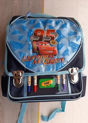 Школьный ранец lightning mcqueen (тачки)