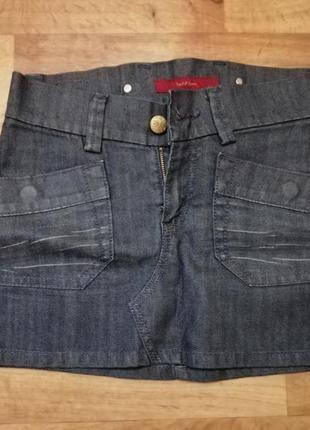 Джинсовая юбка levis w25