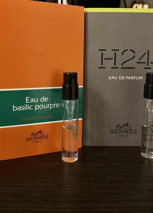 Hermes h24 + eau de basilic pourpre1 фото