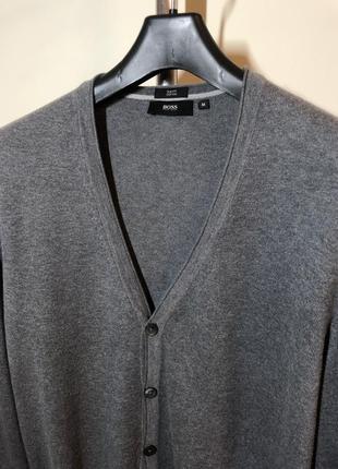 Hugo boss 48-50 сірий кардиган м