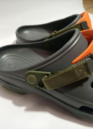 Крокси crocs all-terrain clog оригінал тапочки резинові чоловічі в упаковці сандалі літо у...