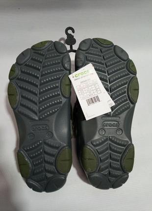 Крокси crocs all-terrain clog оригінал тапочки резинові чоловічі в упаковці сандалі літо у...