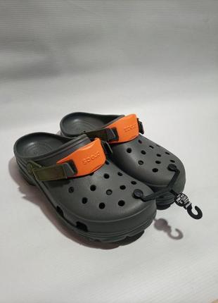 Крокси crocs all-terrain clog оригінал тапочки резинові чоловічі в упаковці сандалі літо унісекс шльопанці1 фото