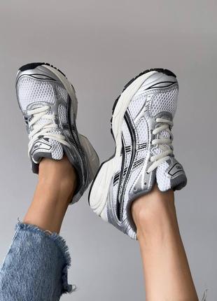 Кроссовки asics gel-kayano 14 black silver5 фото