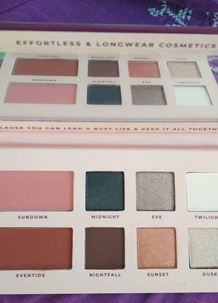 Лімітована палетка для особи тіней рум'яна blinc evening glamour palette