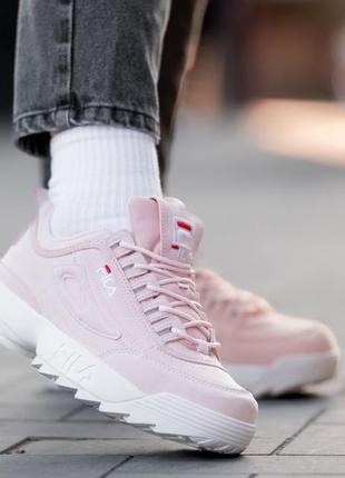 Fila disruptor ii pink3 фото