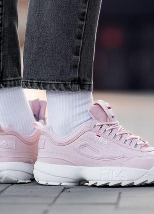 Fila disruptor ii pink2 фото