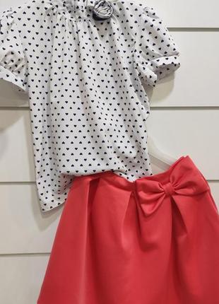 Красивая блузка для девочки. закрытие детского полибрендового магазина!!!