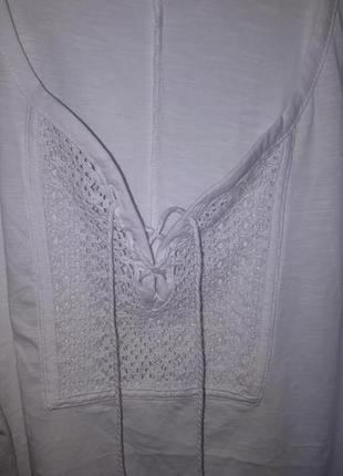 Модная белая блуза с вышивкой' короткий рукав германия2 фото