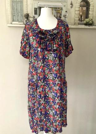 Cath kidston tea dress вінтажне плаття квітковий принт/7485/