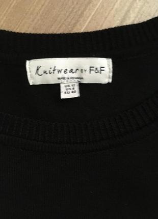 Свитер джемпер женский knitwear by f&f с коротким рукавом р-р.12 ( m/l)7 фото