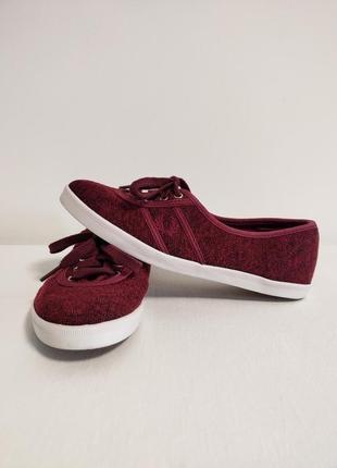 Жіночі бордові кеди fred perry3 фото