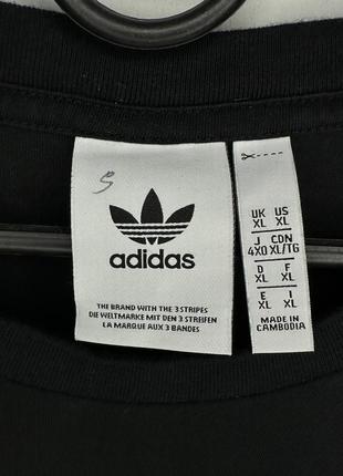 Футболка adidas black big logo оригинал черная майка адидас7 фото