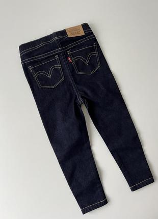 Levi’s оригинал джинсы для девочки 92 см джеггинсы лосины4 фото