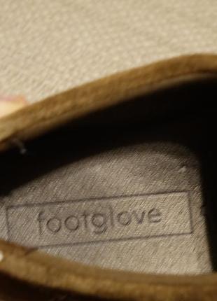 Мягчайшие комфортные кожаные кроссовки footglove англия 38 р.6 фото