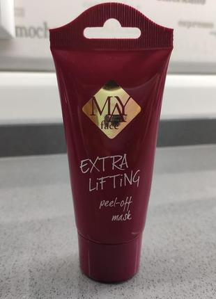 Маска-плівка для обличчя may face extra lifting peel-off mask