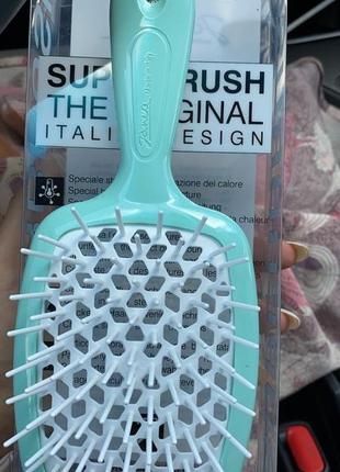 Расческа janeke 1830 superbrush в цвете роскоши тиффани