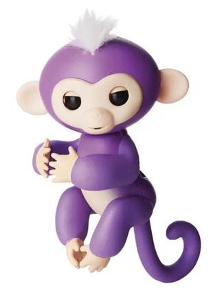 Ручная интерактивная обезьянка happy monkey fingerling