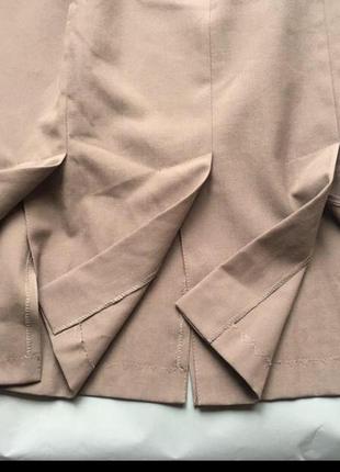 Стильная юбка годе  с прорезями базовая  yorn италия5 фото