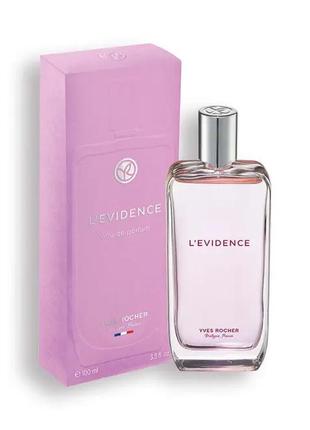 Yves rocher, парфюмированная вода l`evidence, левиденс,  ив роше2 фото