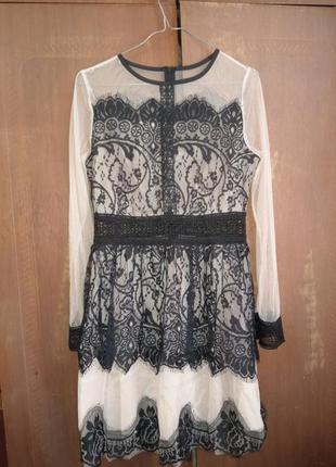 Платье гепюр