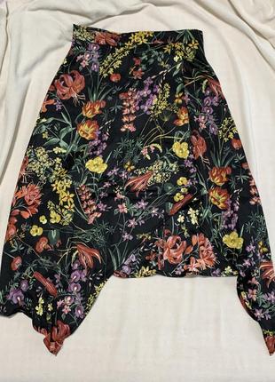 H&m floral midi skirt