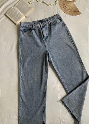 Трендовые широкие джинсы (размер 18/46)