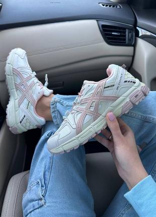 Кроссовки asics gel kahana 8 light beige powder4 фото