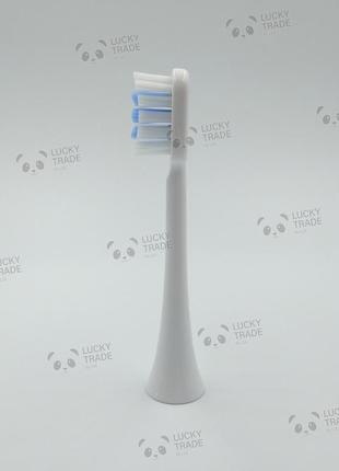 3 шт. насадки зубної щітки xiaomi mijia sonic t501 / t501c sound electric toothbrush clean - білий 264005p3 фото