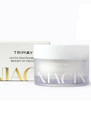 Інтенсивний крем, що освітлює trimay gluta niacinamide bright up cream 50 мл