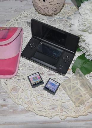 Фірмова гра консоль nintendo ds lite з картриджами та сумкою оригінал
