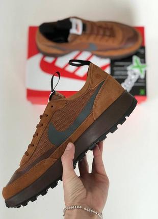 Кроссовки nike craft x tom shachs brown2 фото