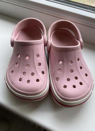 Розовые crocs c101 фото