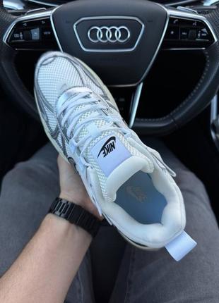 Nike runtekk white silver6 фото