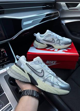 Nike runtekk white silver4 фото