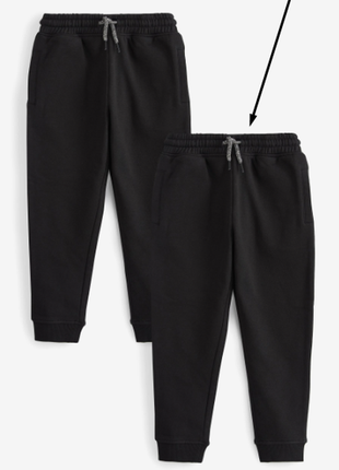 Джоггеры на флисе спортивные штаны для мальчика от бренда next (некст)англия5 фото
