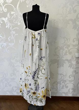 Лляна сукня h&m 6