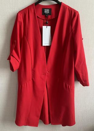 Новий подовжений жакет тренч vero moda