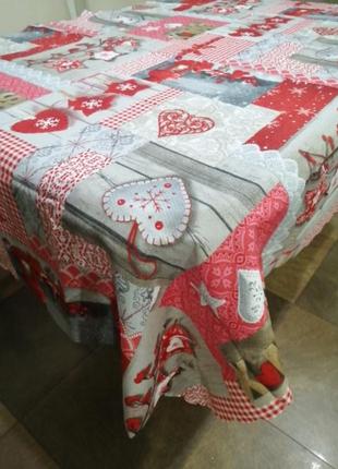 Новорічна скатертину 150*120,в наявності кольори і розміри