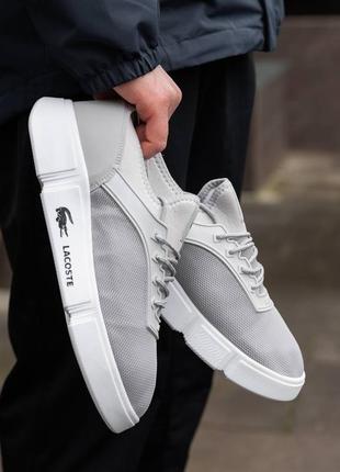 Кросівки lacoste silver6 фото