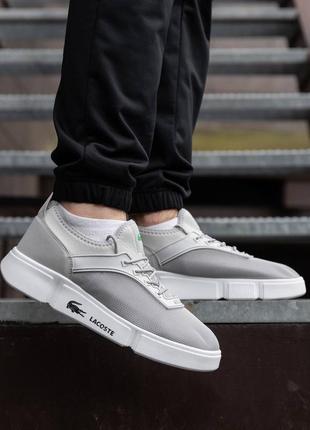 Кросівки lacoste silver1 фото